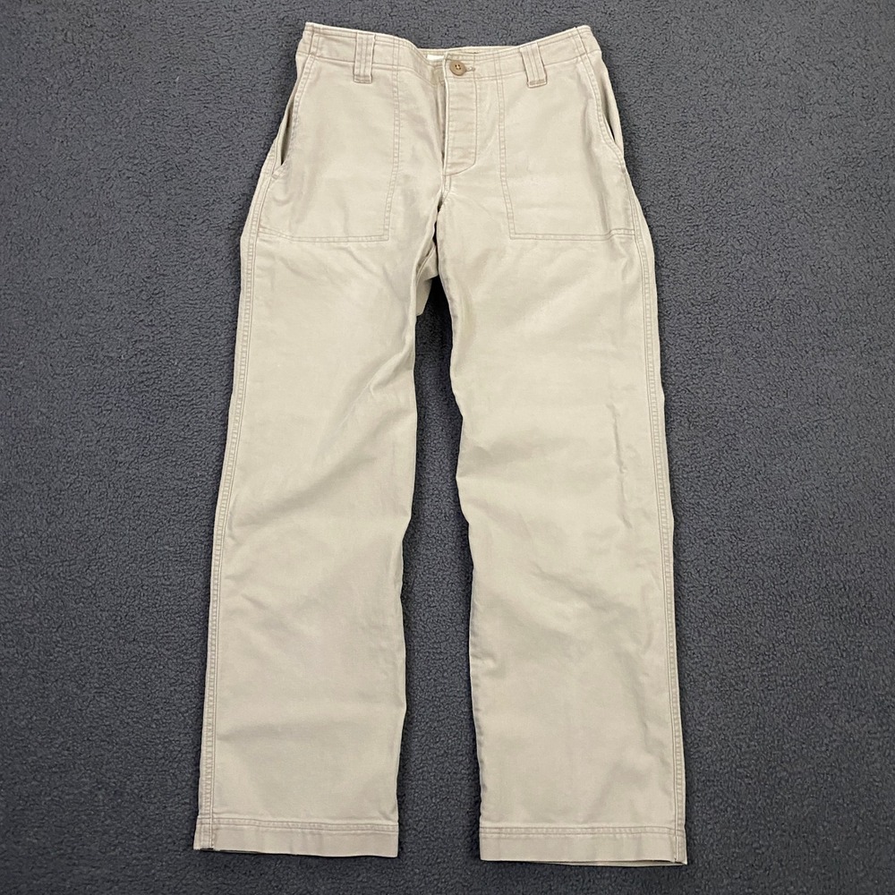 Vintage Y2K Gap Army Pant Womens Size 1 Tan Baker Military Twill Grunge 28x28